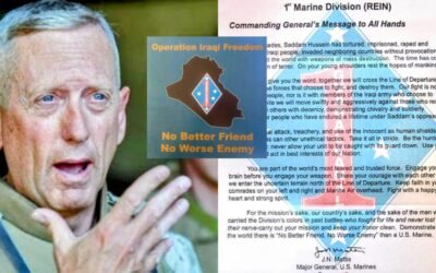 General James Mattis letter to 1st Marine Division Iraq 2003