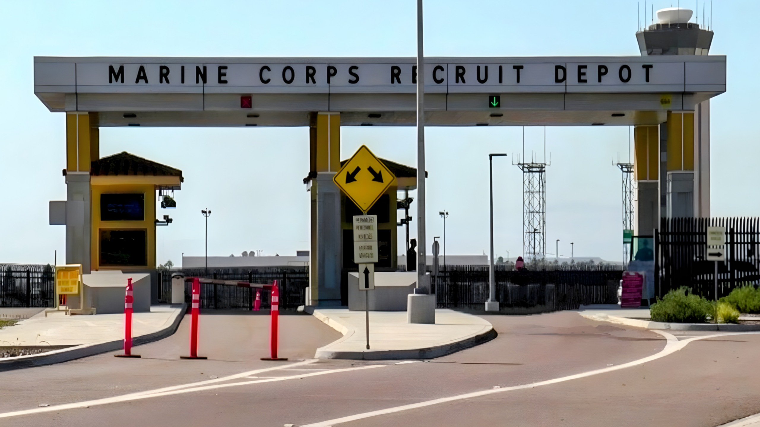 MCRD Marine Corps Recruit Depot Sign